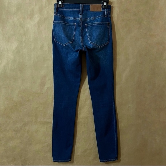 Madewell | Roadtripper Jeans in Jansen Wash High Rise Skinny Denim Jeans Size 24 - Picture 9 of 13
